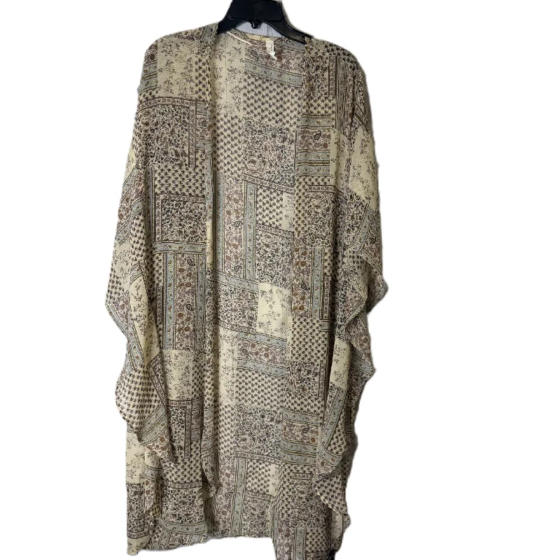 Cardigan By L Love In Cream, Size: L Earthy Women's Hemp - based