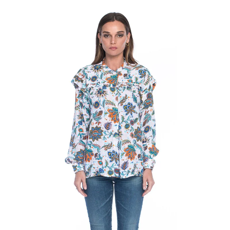 Elia Vanilla Top Polished Women's Silk