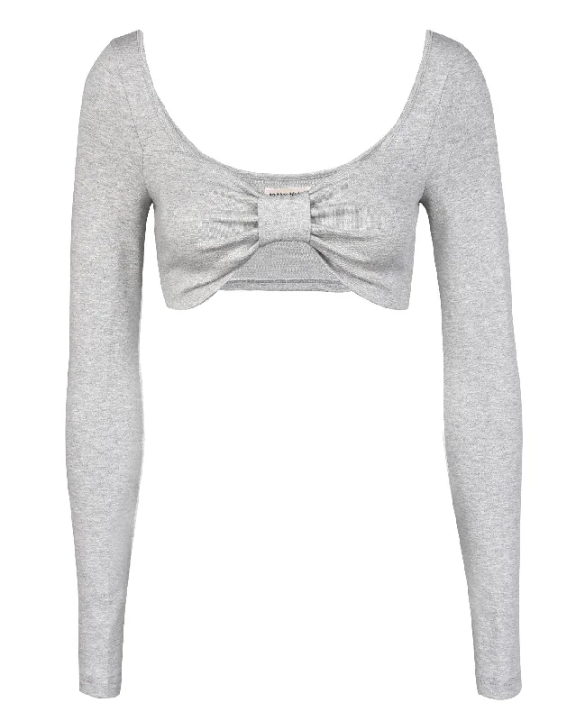 Bow Ultra Crop - Grey Scandinavian