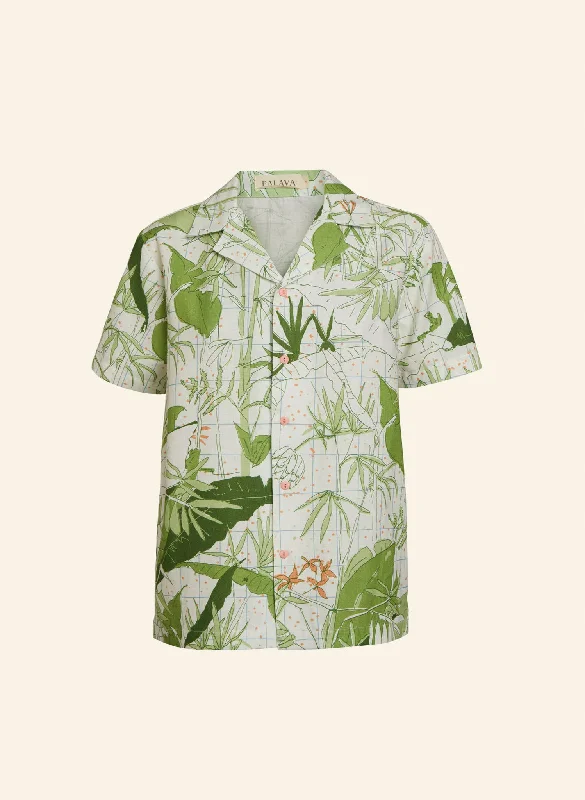Kit Shirt - Ivory Palm House Australian Beach