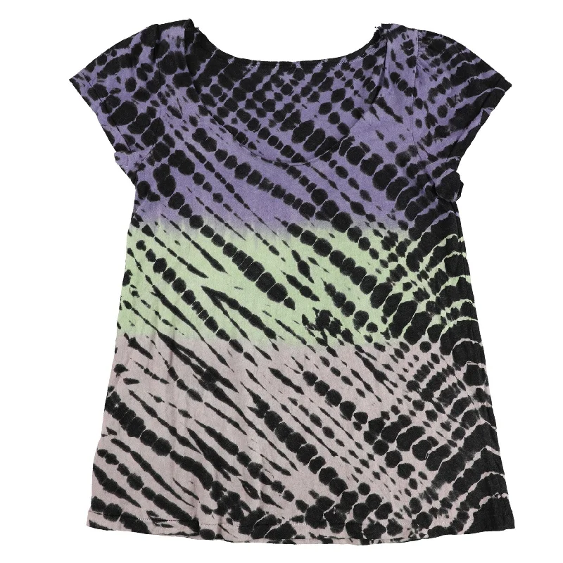 Tags Weekly Womens Multi Tone Basic T-Shirt, Multicoloured, Medium Street