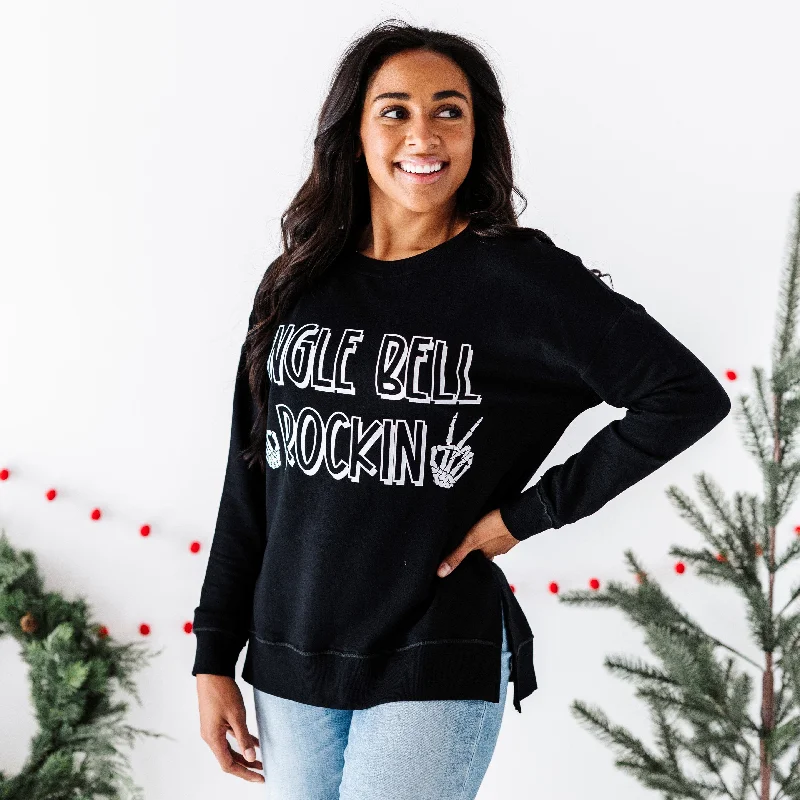 Jingle Bell Rockin' Women's Crew Neck Sweatshirt- FINAL SALE Relaxed Women's Beachy