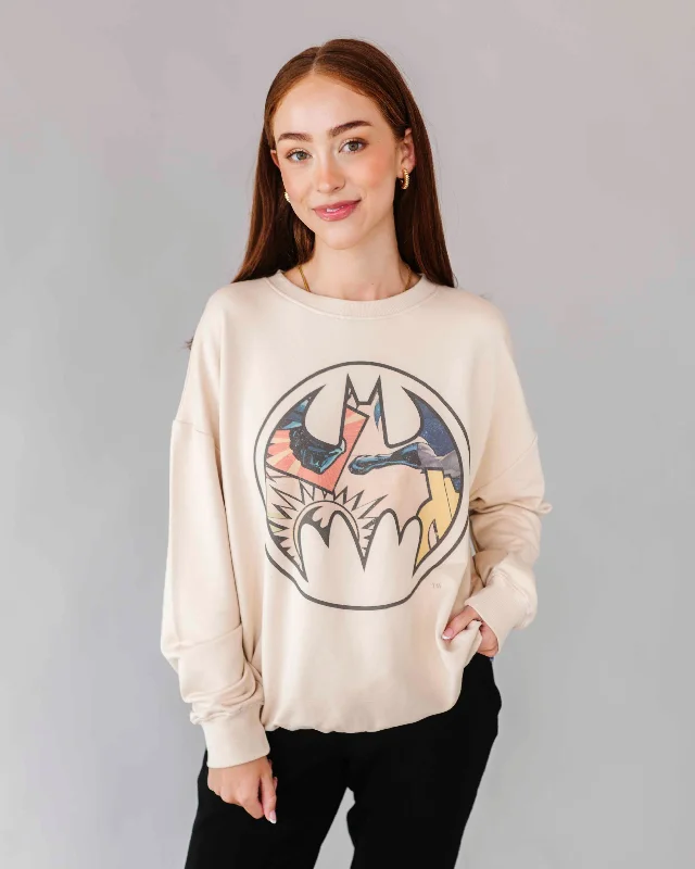 BATMAN DC Comics™ Adult Sweatshirt - Beige Bohemian Women's Free