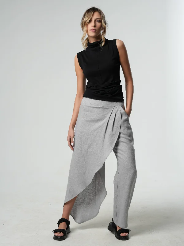 Mock Neck Black Top Sporty Women's Tennis